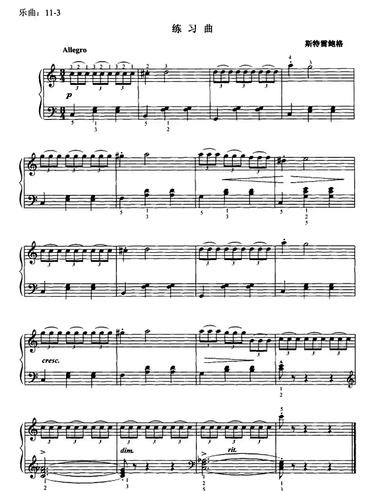 斯特雷鲍格练习曲