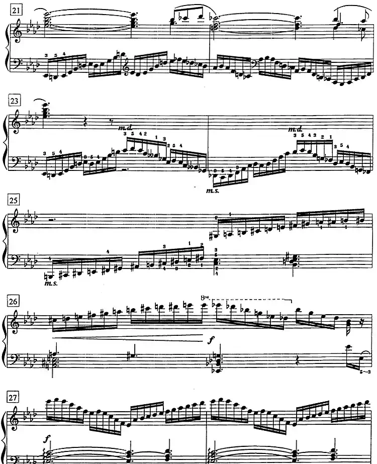 钢琴教程第七级 练习曲（OP.72 No.11）