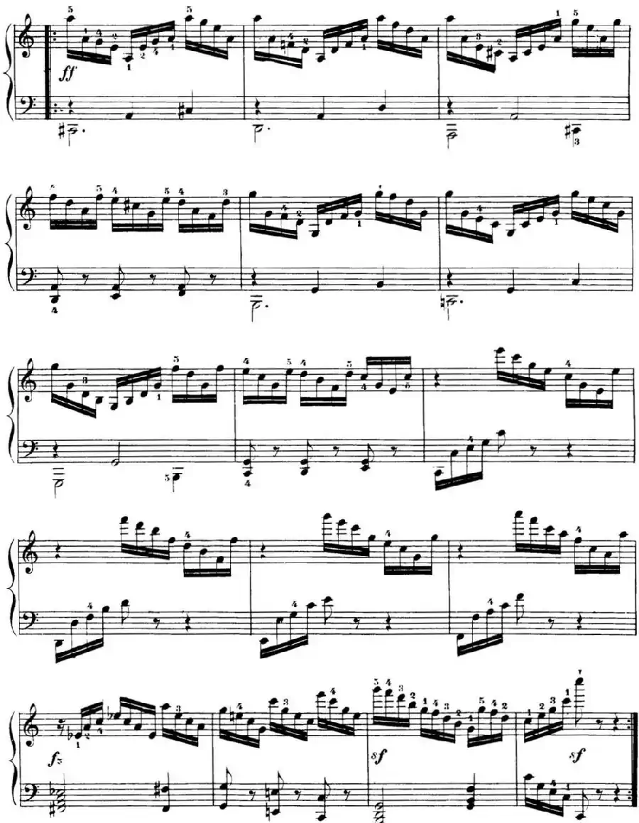 40首车尔尼Op.299钢琴快速练习曲（NO.30）