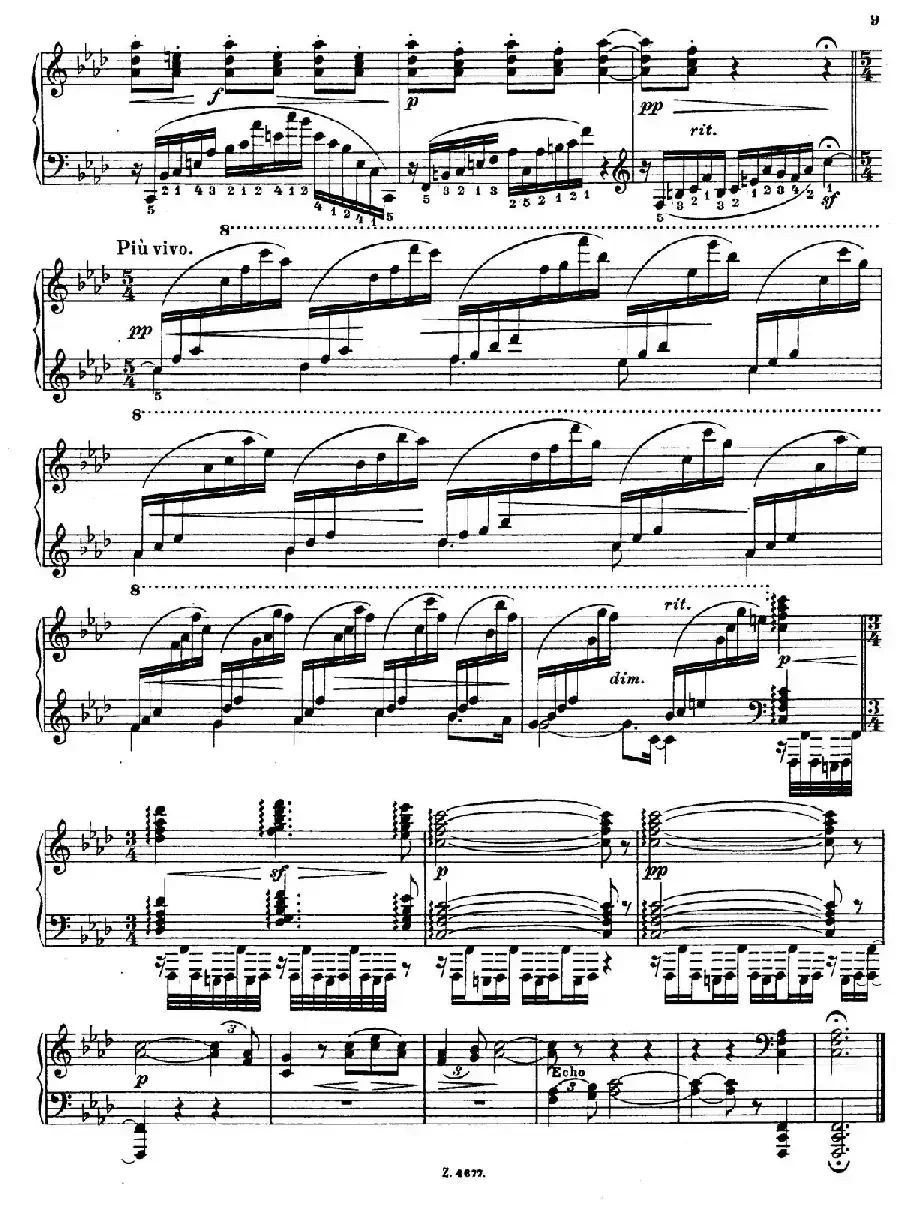 Charakterskizzen Op.40（个性素描 3. 无题 Nenien）