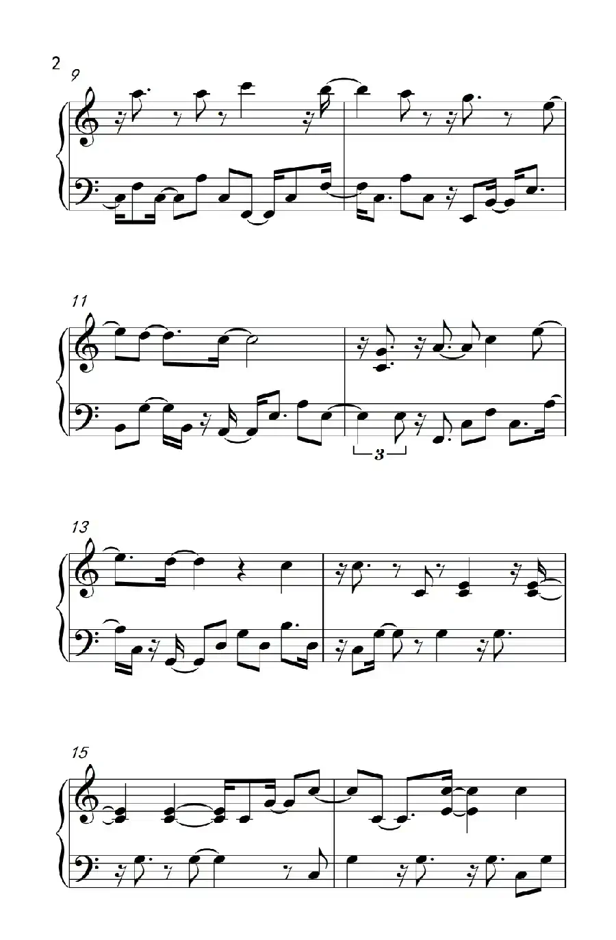 放心去飞（《弹吧音教》制谱版）