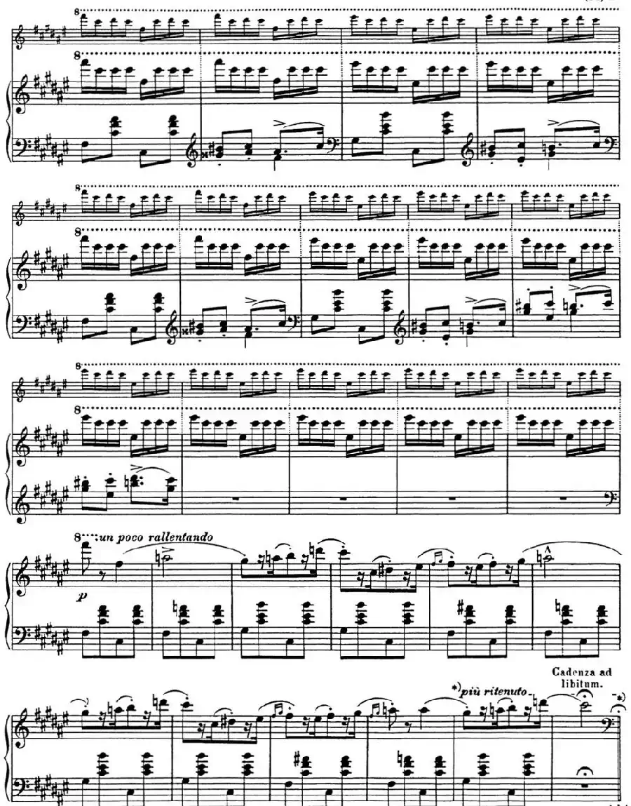 李斯特 匈牙利狂想曲 Hungarian Rhapsodies S.244 No.2