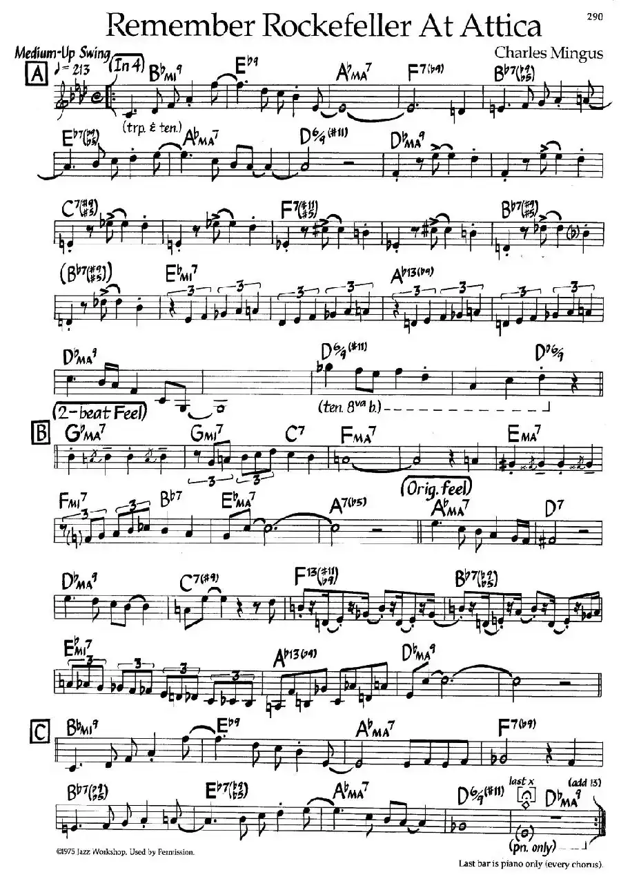 Remember Rockefeller At Attica（爵士钢琴曲）