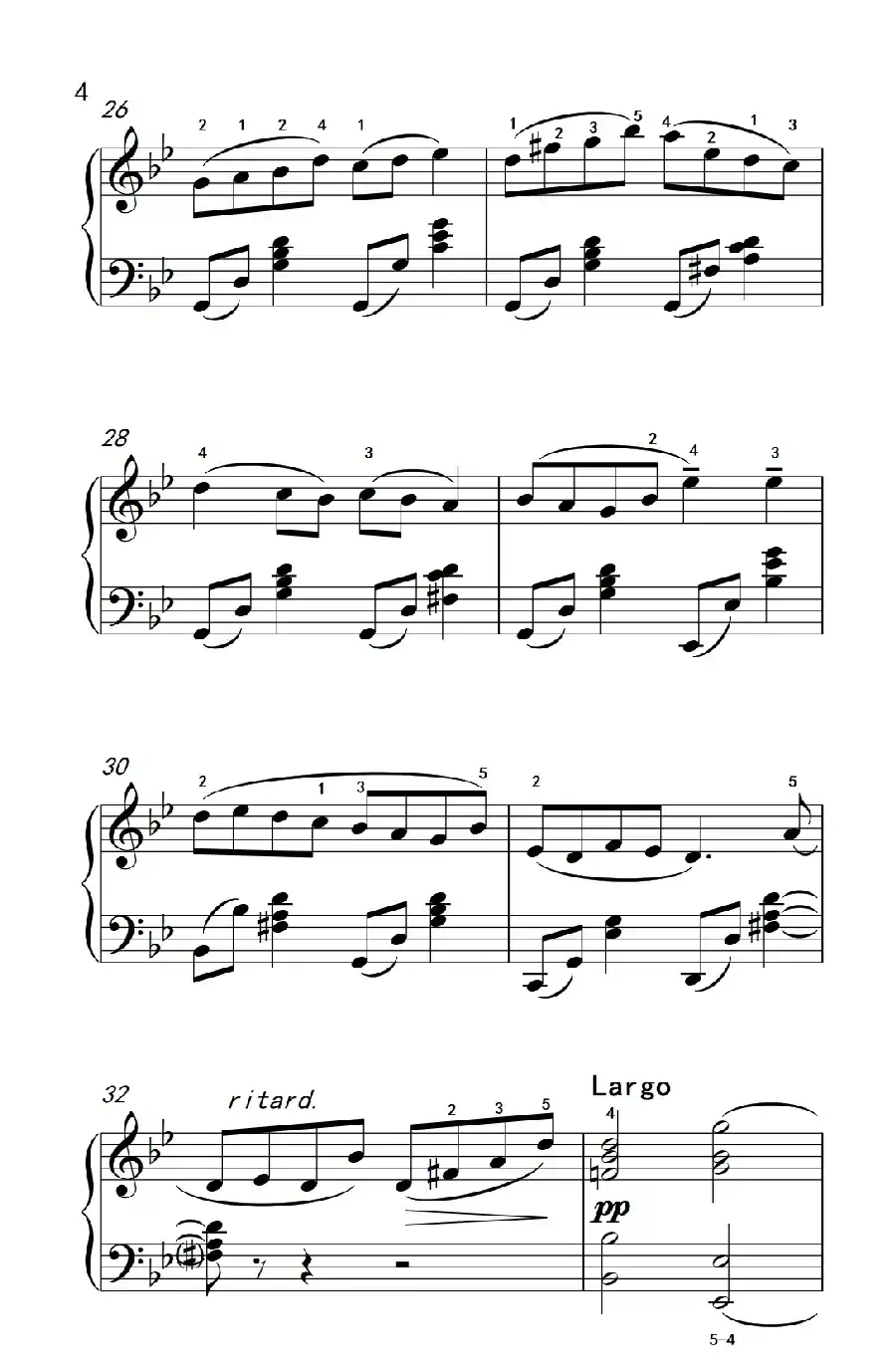 泪（老年大学 钢琴教程 3）