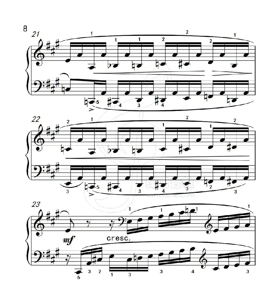 练习曲 4（克拉莫钢琴练习曲60首）