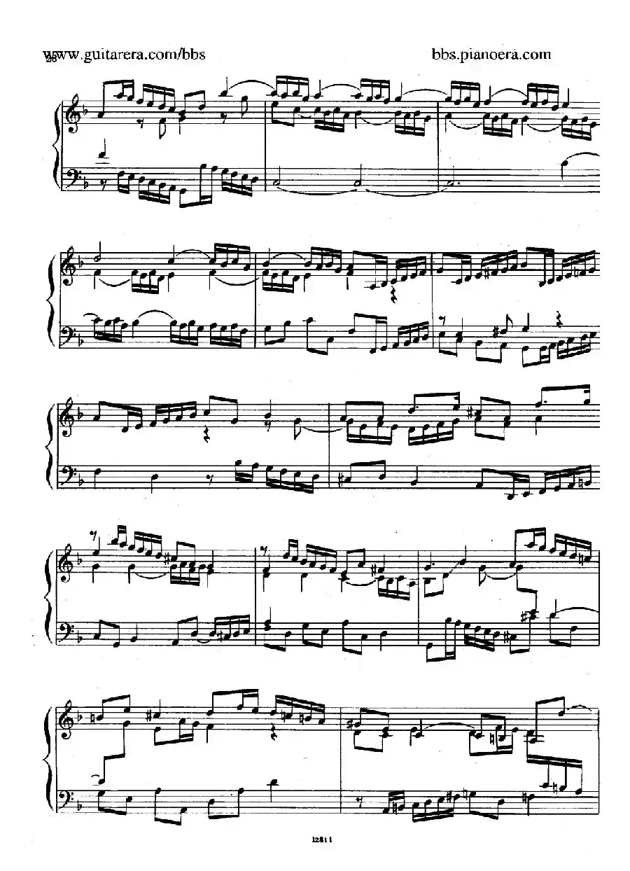 Suite No.3 in d Minor HWV 428（d小调第三组曲）