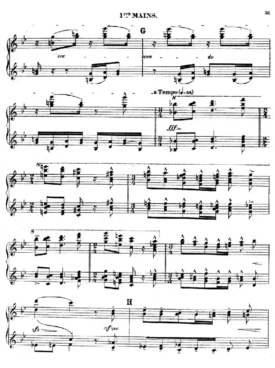 Symphony on a French Mountain Air Op.25（法国山歌交响曲·双钢琴·Ⅱ）
