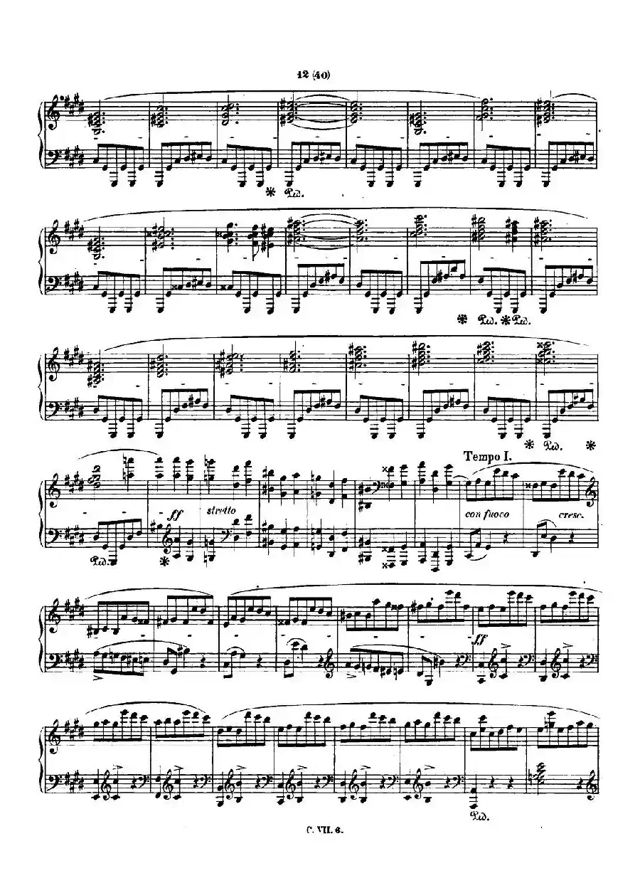 肖邦 钢琴谐谑曲 Chopin Scherzo（No.3 升c小调，Op.39）