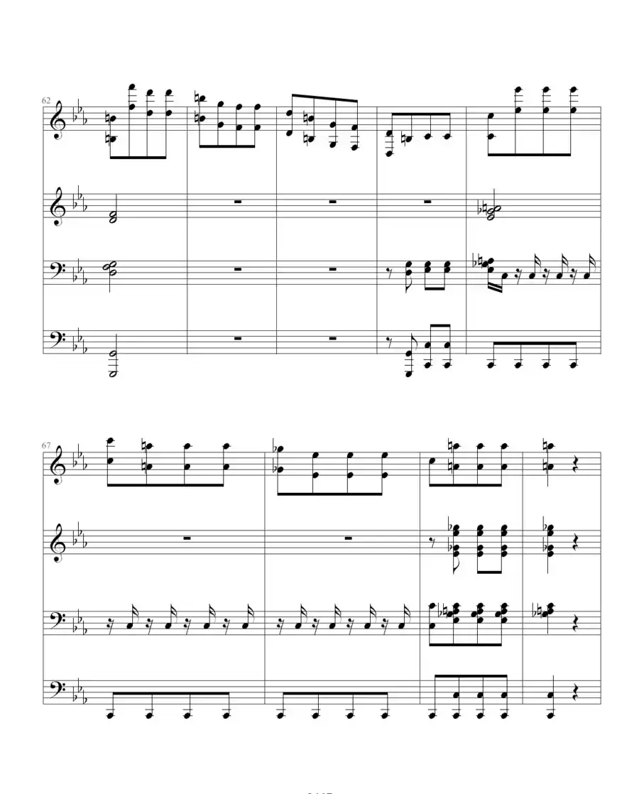 命运交响曲(四手联弹)