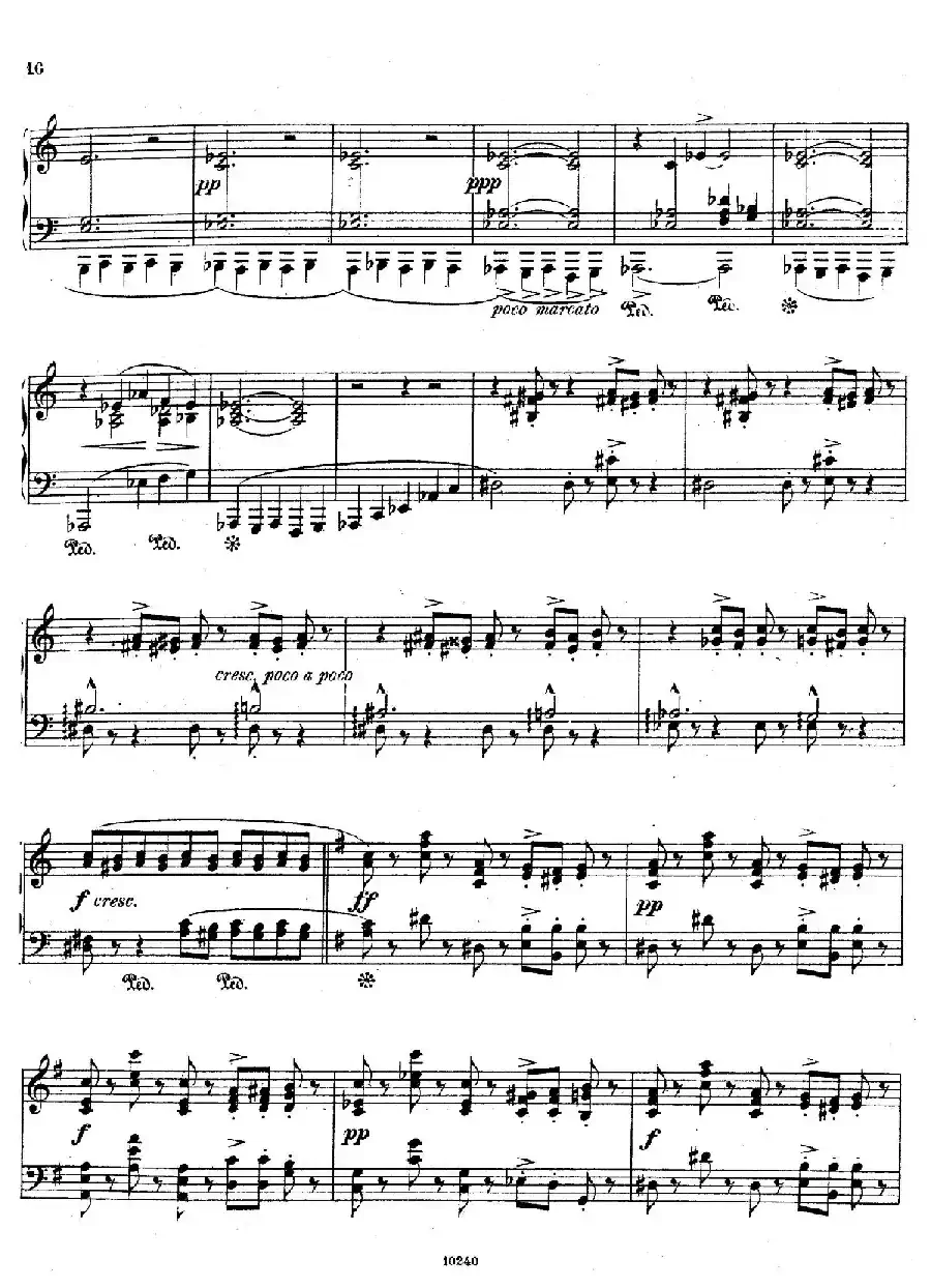 Etudes Rythmiques Op.149（节奏练习曲集）（4）
