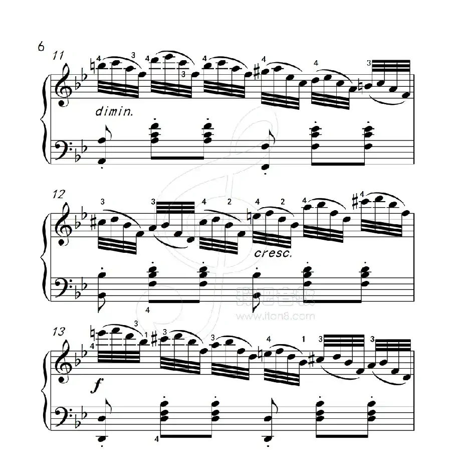 练习曲 21（克拉莫钢琴练习曲60首）