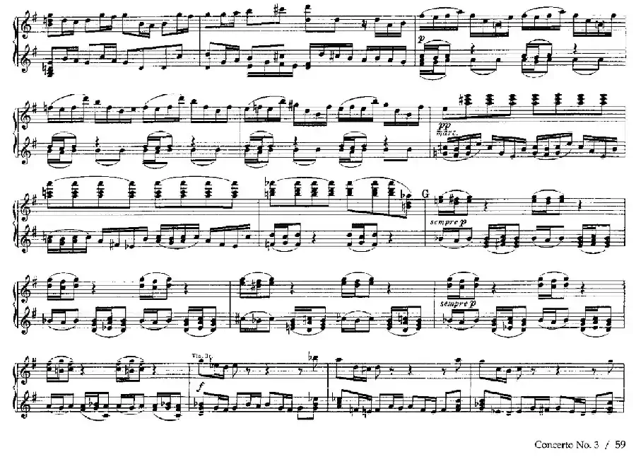 Brandenburg Concerto No.3 in G Major BWV.1048（G大调第三勃兰登堡协奏曲·四手联弹版）
