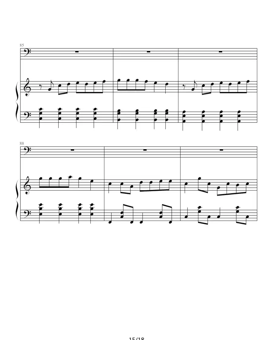 Title（钢琴伴奏谱）