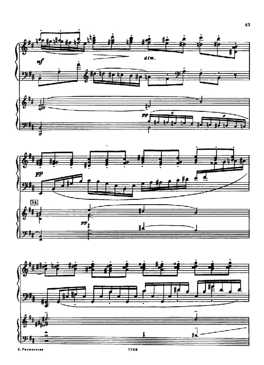 升f小调第一钢琴协奏曲 Op.1（双钢琴版）
