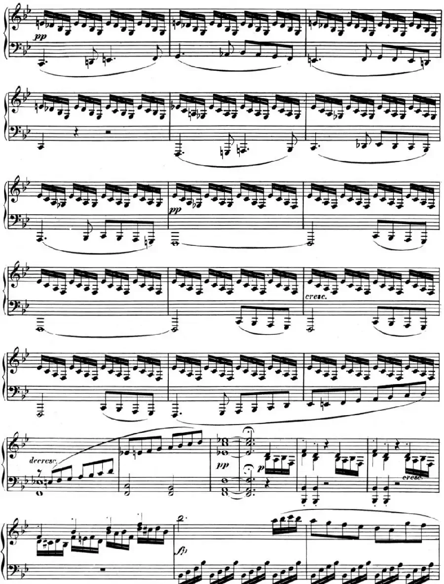 贝多芬钢琴奏鸣曲11 降B大调 Op.22 B-flat major