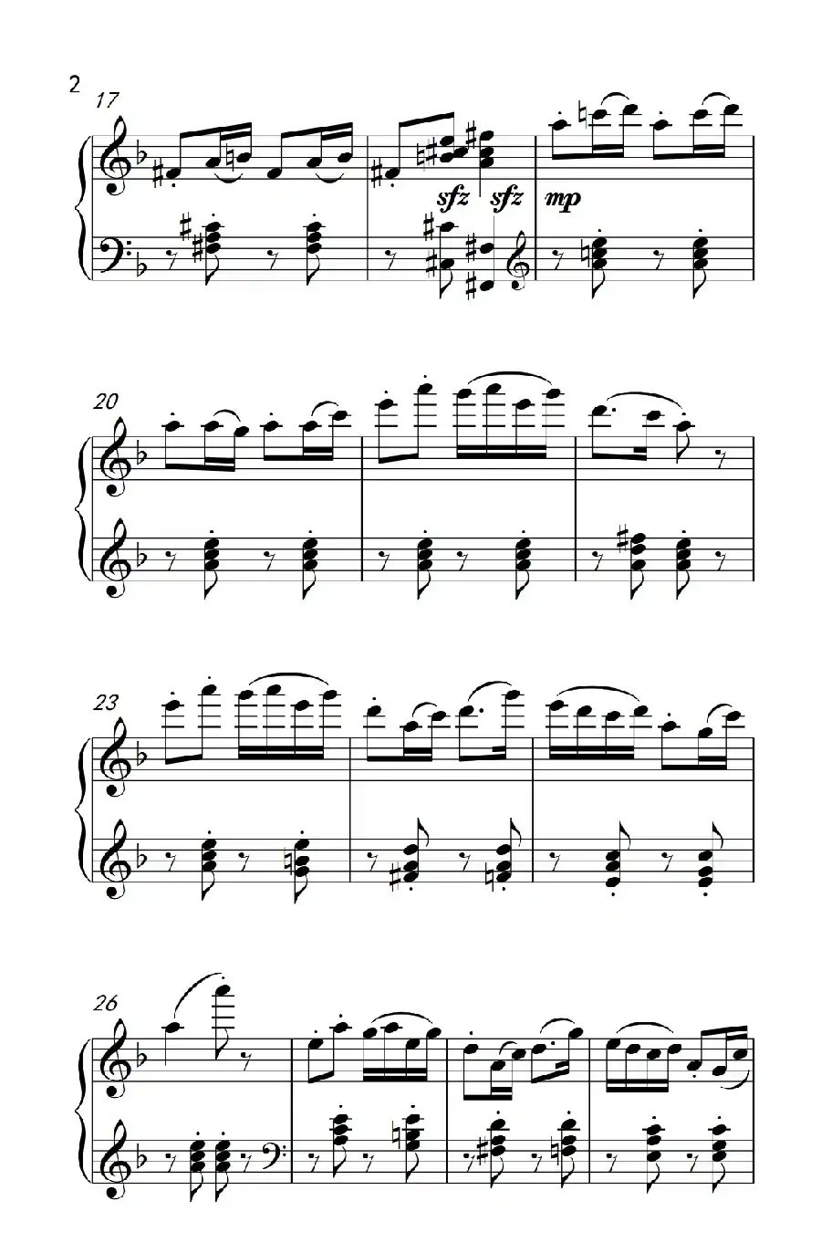 阿坝夜会(老年大学 钢琴教程 3)