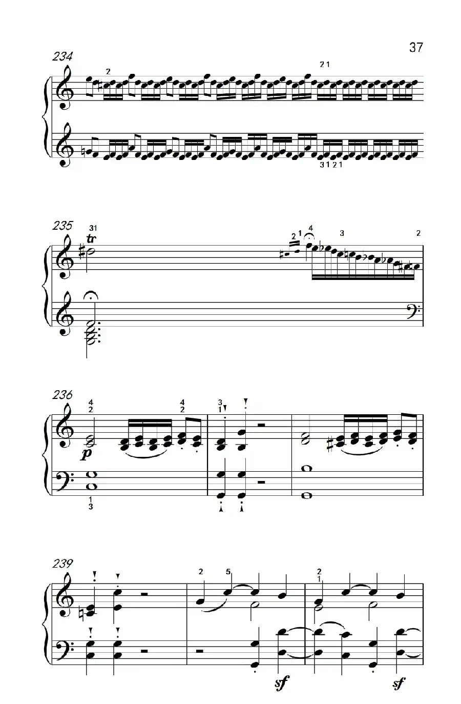 奏鸣曲 Opus 2 Nr.3 第一乐章(贝多芬奏鸣曲集 1)