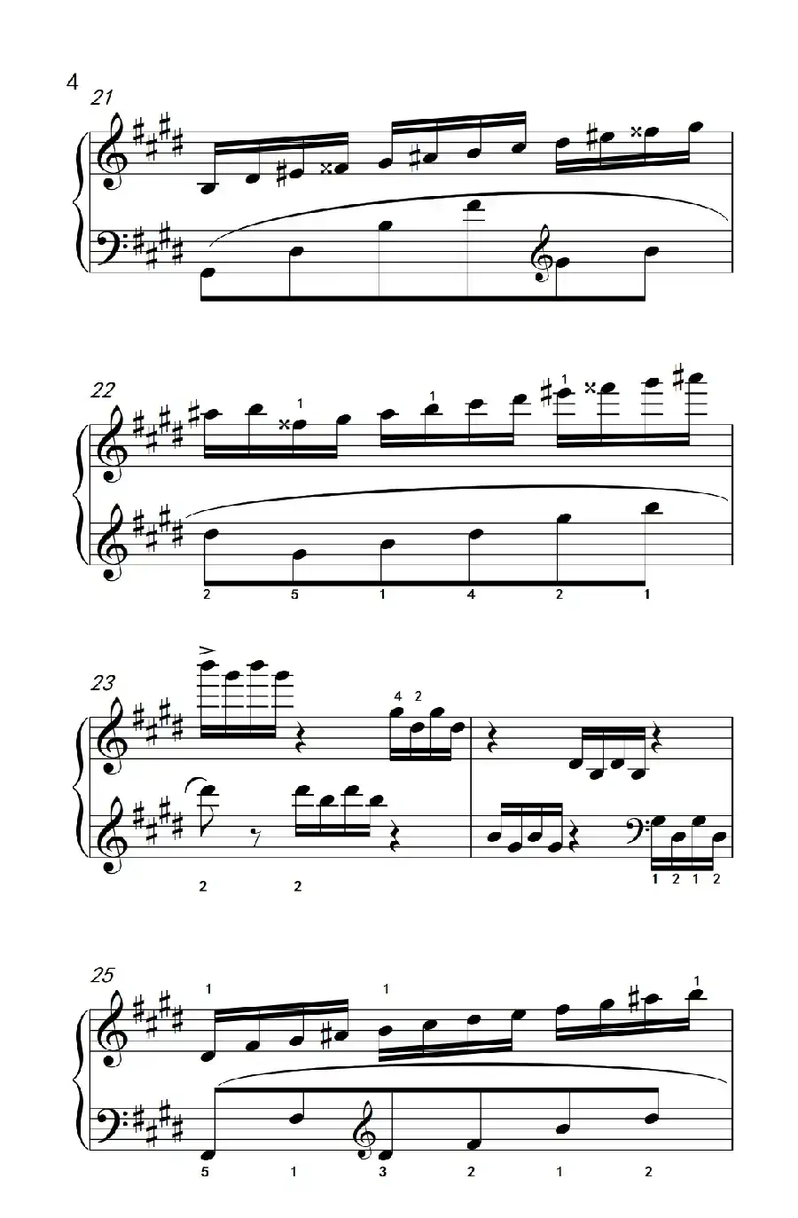 莫什科夫斯基 钢琴练习曲（第一首）