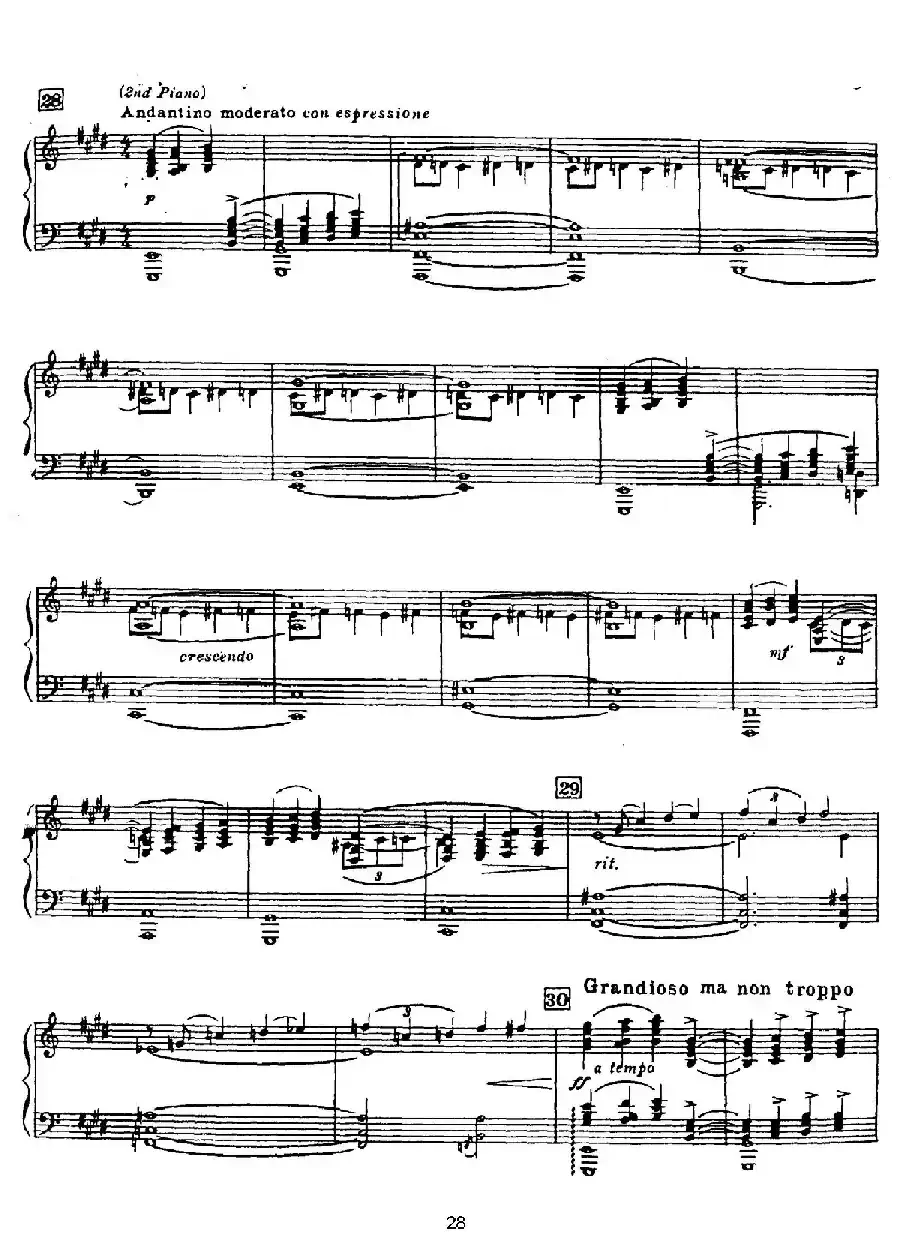 Rhapsody in Blue（蓝色狂想曲）（双钢琴）
