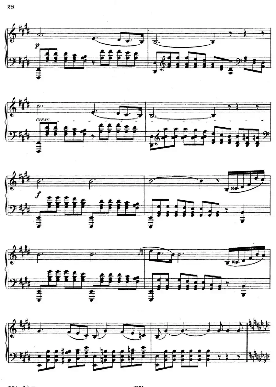 Six Etudes Op.23（6首练习曲·Ⅲ）