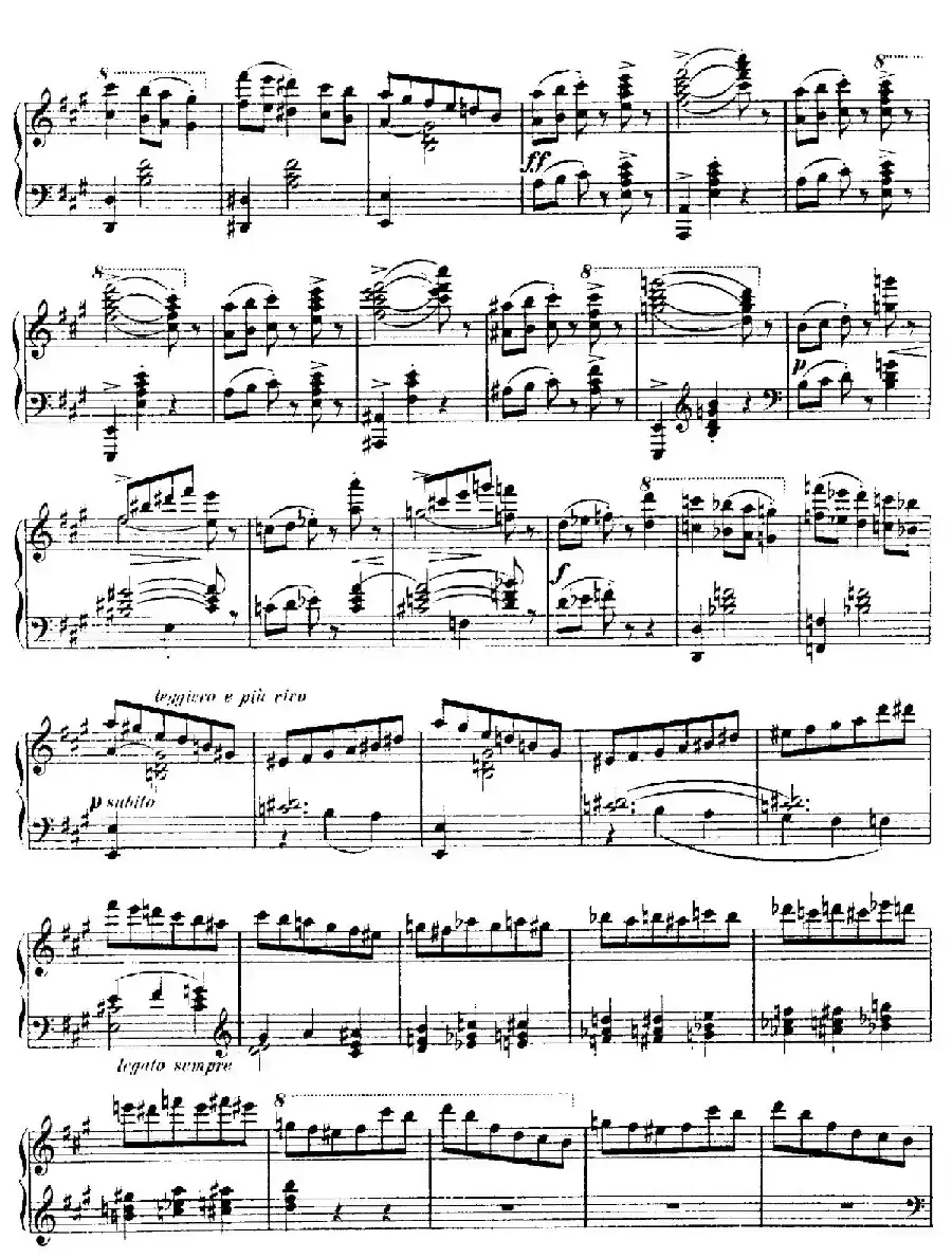 4 Valses Caprice（4首随想圆舞曲）（No. 1 in A）