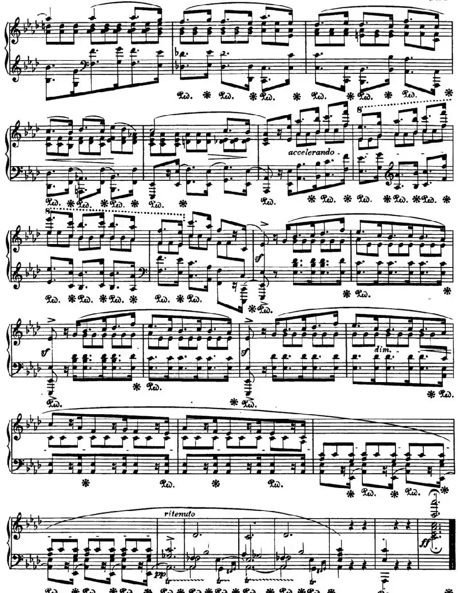 肖邦 幻想波兰舞曲 Op.61 降A大调 Polonaise