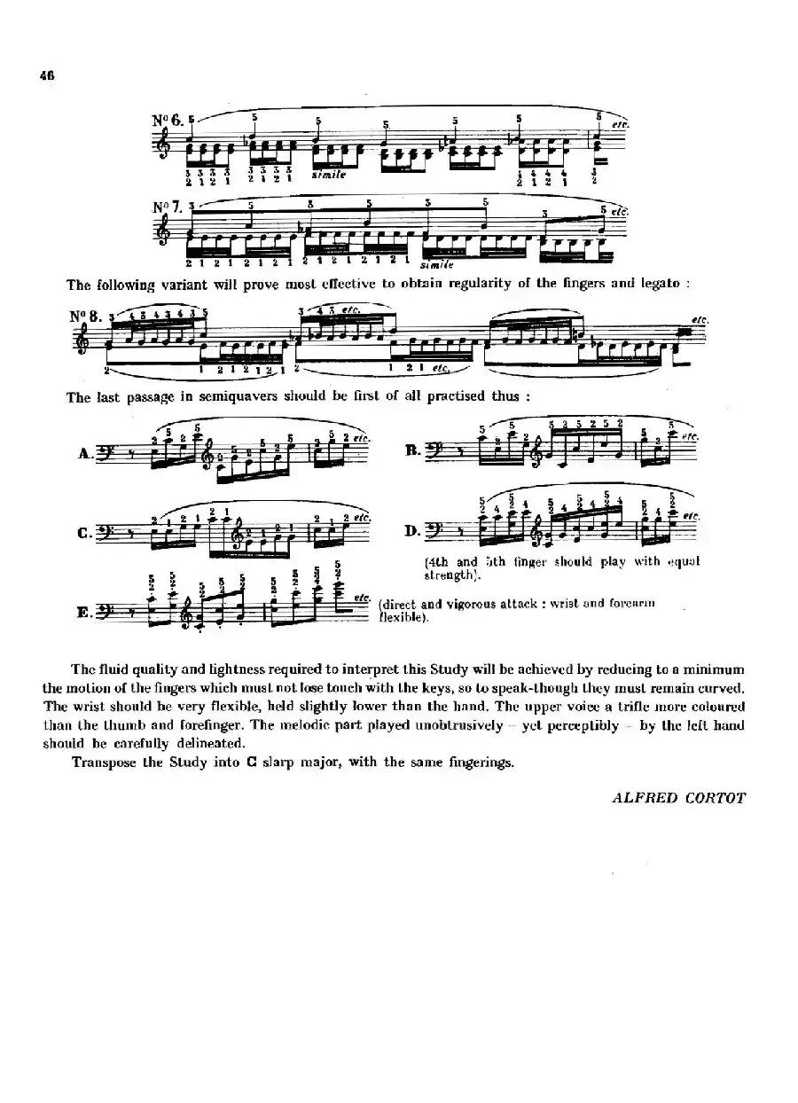 12 Etudes Op.10 柯尔托教学版（12首练习曲·7）