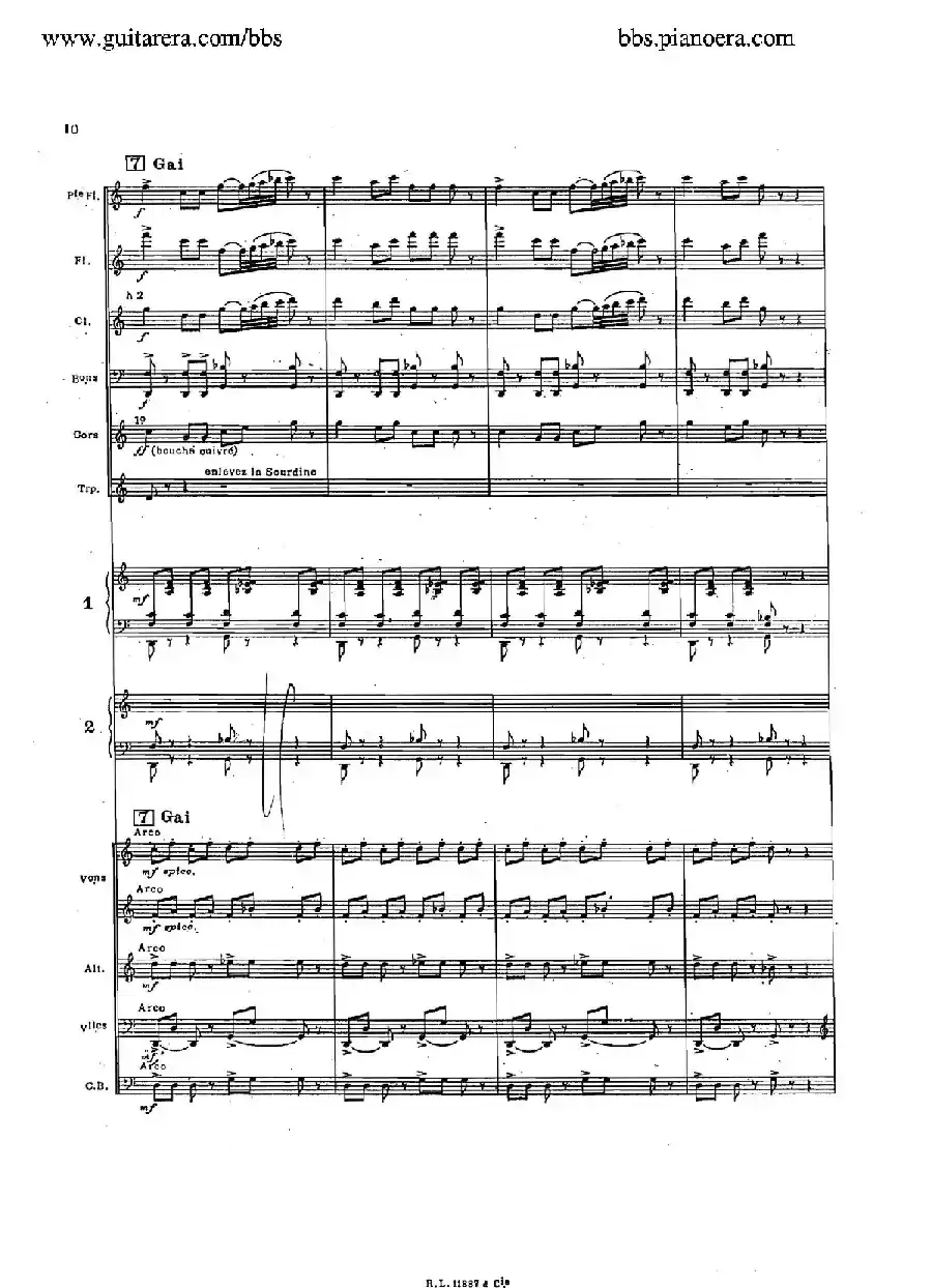 Concerto for 2 Pianos in d Minor（d小调双钢琴协奏曲·总谱）