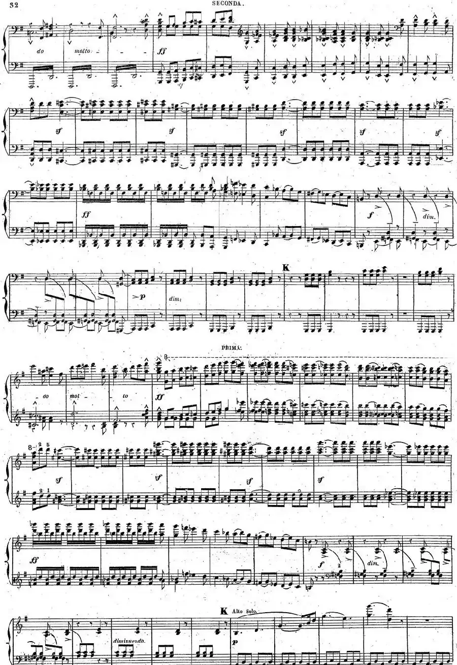 Harold en Italie Op.16 - 4 Hands（哈罗尔德在意大利·四手联弹）（P11——20）