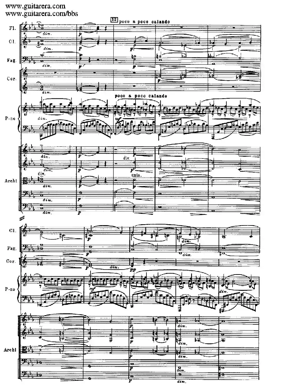 c小调第二钢琴协奏曲 Op.18（第一乐章总谱·P28——36）