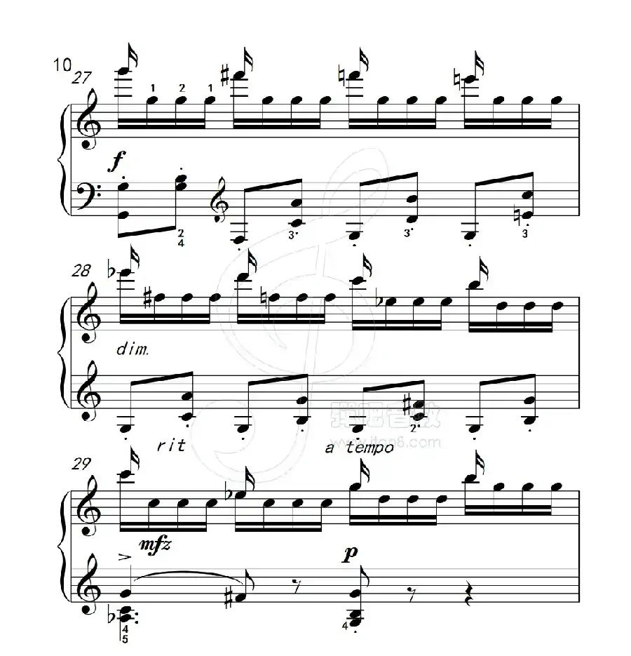 练习曲 12(克拉莫钢琴练习曲60首)