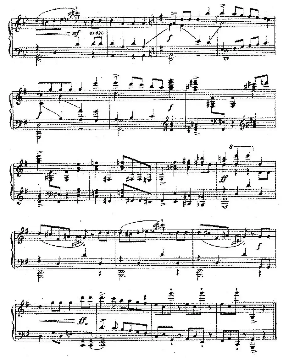Ten Pieces from Cinderella Op.97（10首小品 - 选自舞剧《灰姑娘》·9）
