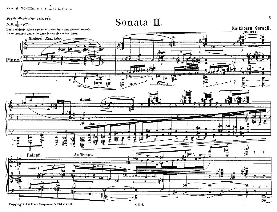Piano Sonata No.2（第二钢琴奏鸣曲）（P3——22）