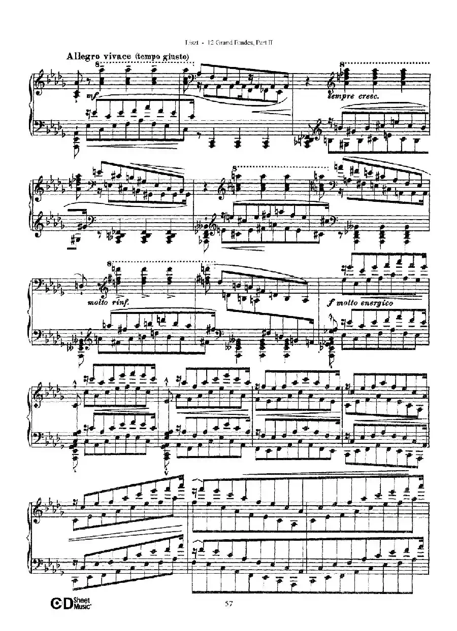 12 Grand Etudes S.137（12首华丽的练习曲·11）