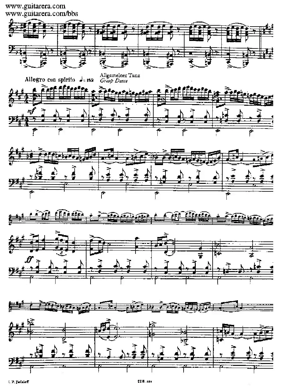 波罗维茨舞曲 （根据歌剧《伊戈尔王子》同名女声合唱改编）