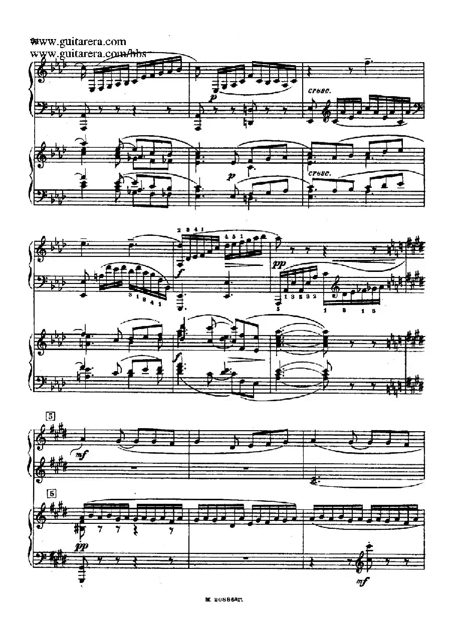 第二双钢琴组曲 Suite for Two Pianos No.2 Op.17（3. 浪漫曲 Romance）