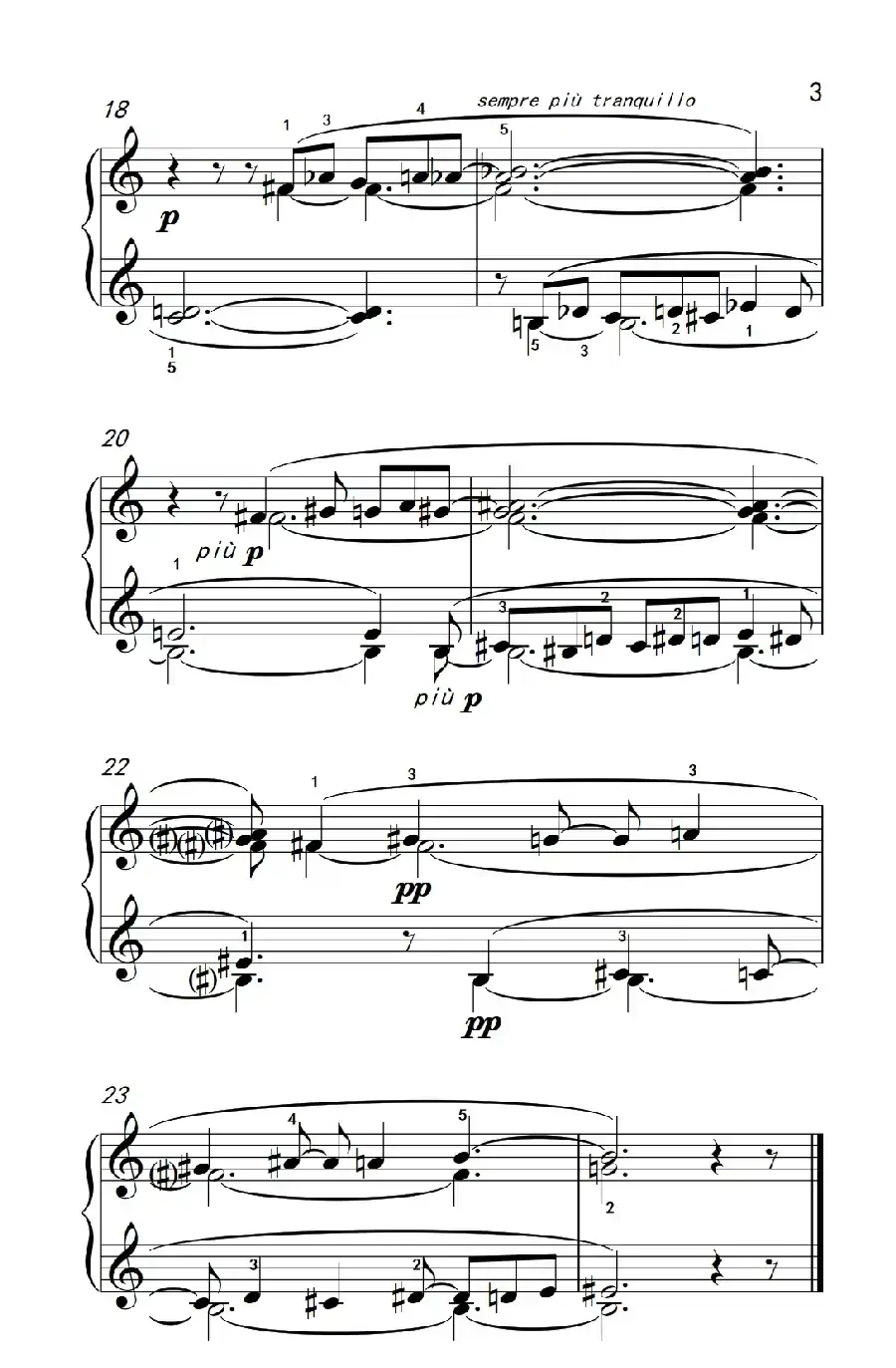 大二度的旋律及和弦(巴托克 小宇宙 钢琴教程 5)