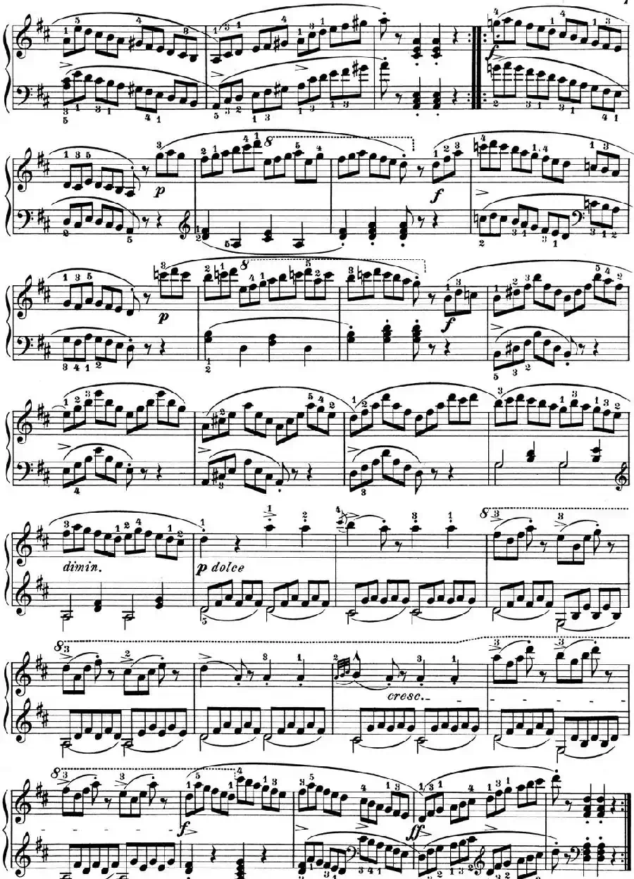 25首车尔尼Op.748练习曲（NO.3）