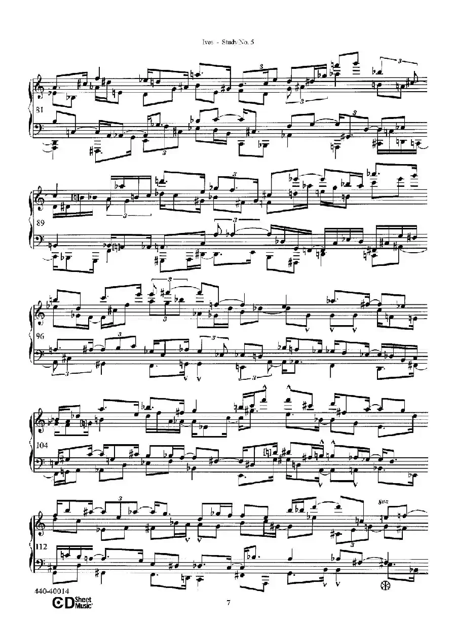 Study No.5（第五号练习曲）