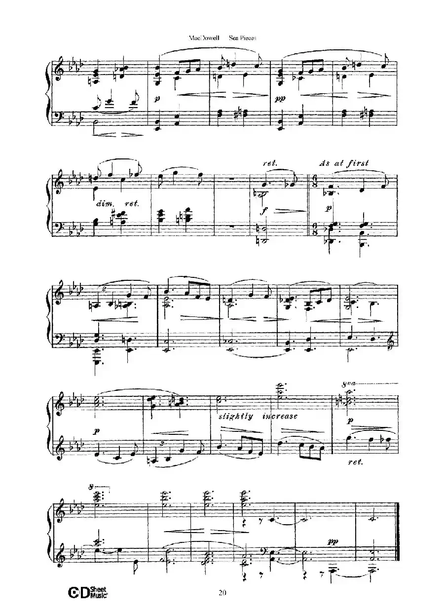 海景 Sea Pieces Op.55（No.7）