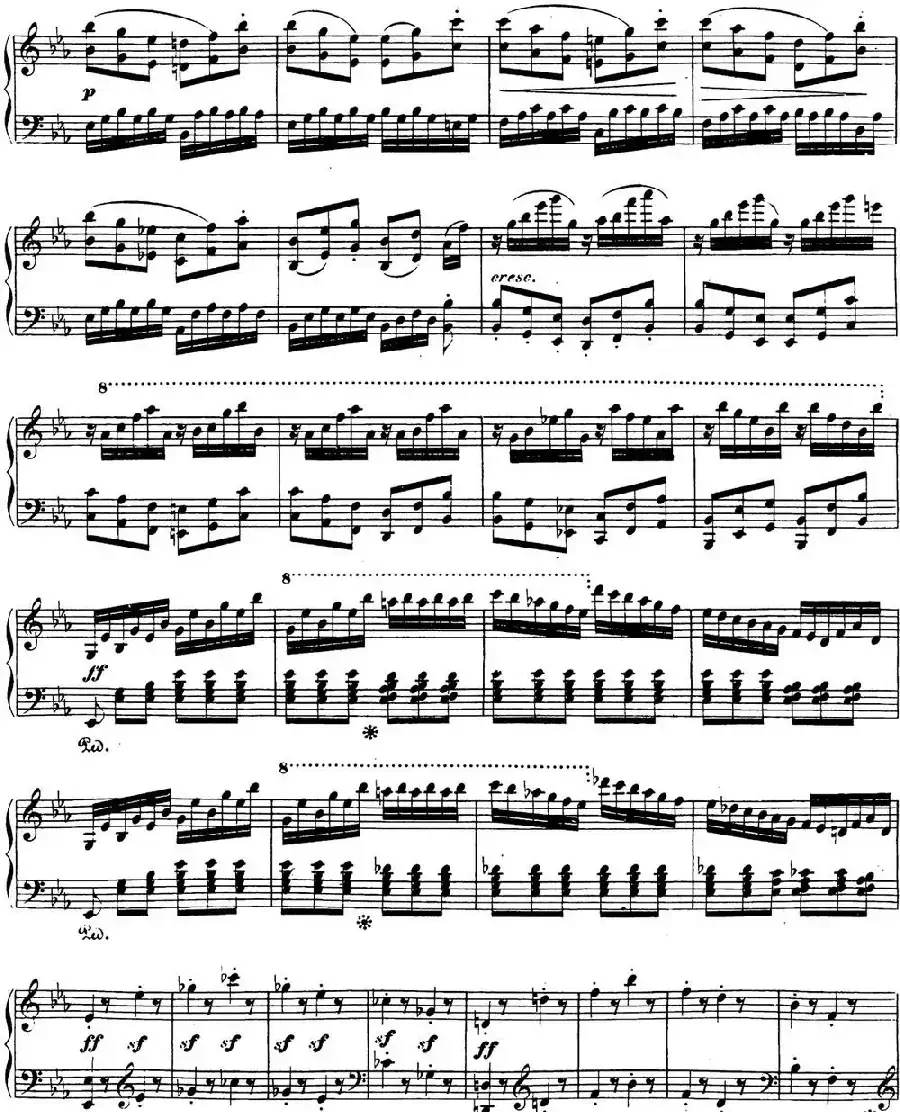 贝多芬钢琴奏鸣曲26 告别 降E大调 Op.81a E-flat major