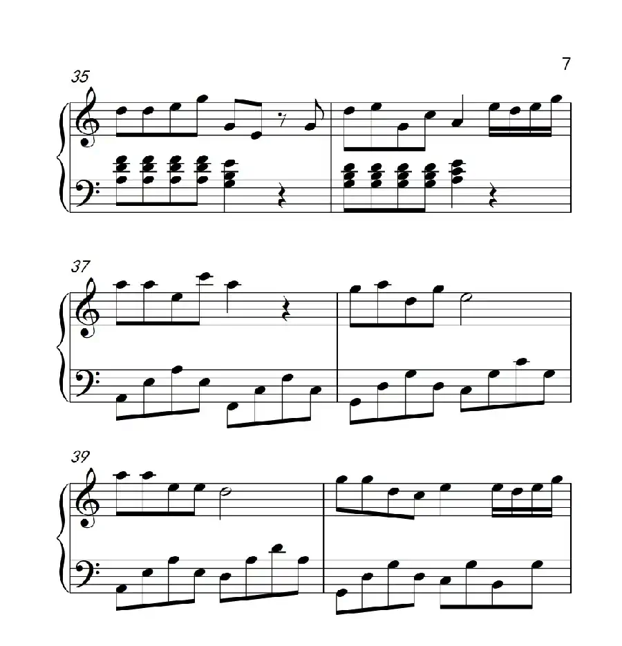 自由飞翔（《弹吧音教》制谱版）