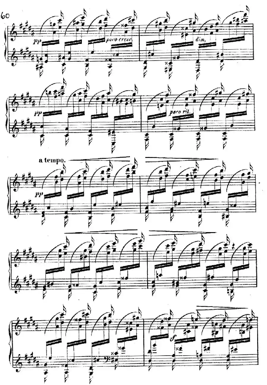 Douze Etudes de Salon Op.5（12首沙龙练习曲·12）