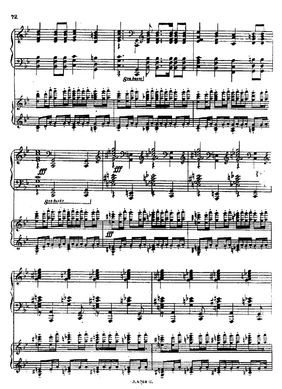 第一双钢琴组曲（Ⅳ）