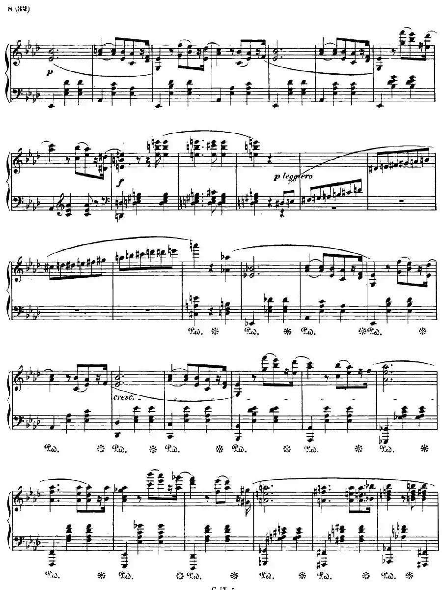 降A大调圆舞曲Op.42