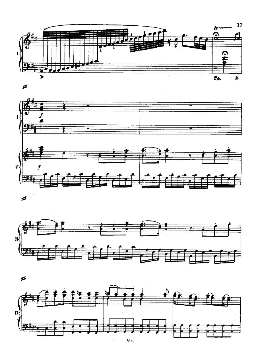 Concerto no 5 K 175 - 2 Piano（Ⅰ）