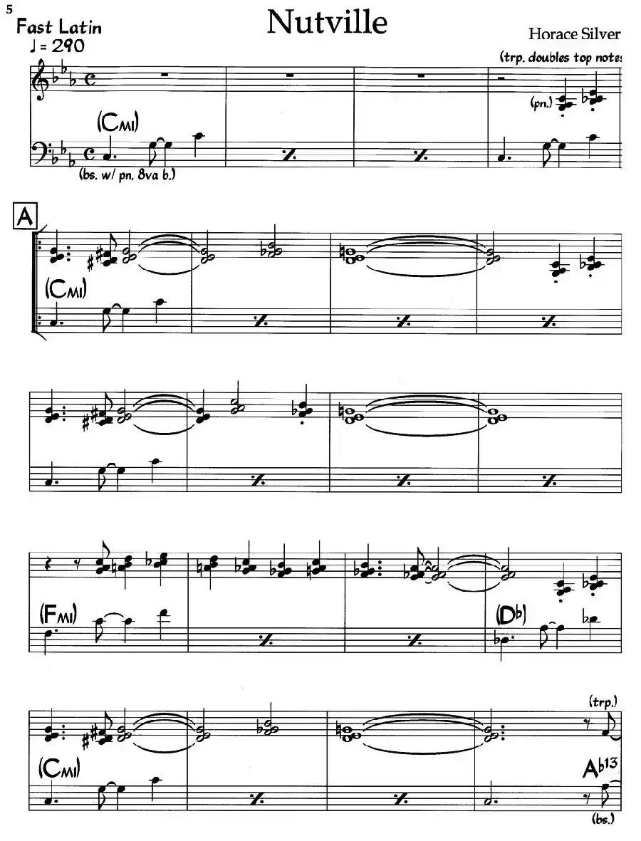 Nutville（爵士钢琴曲）