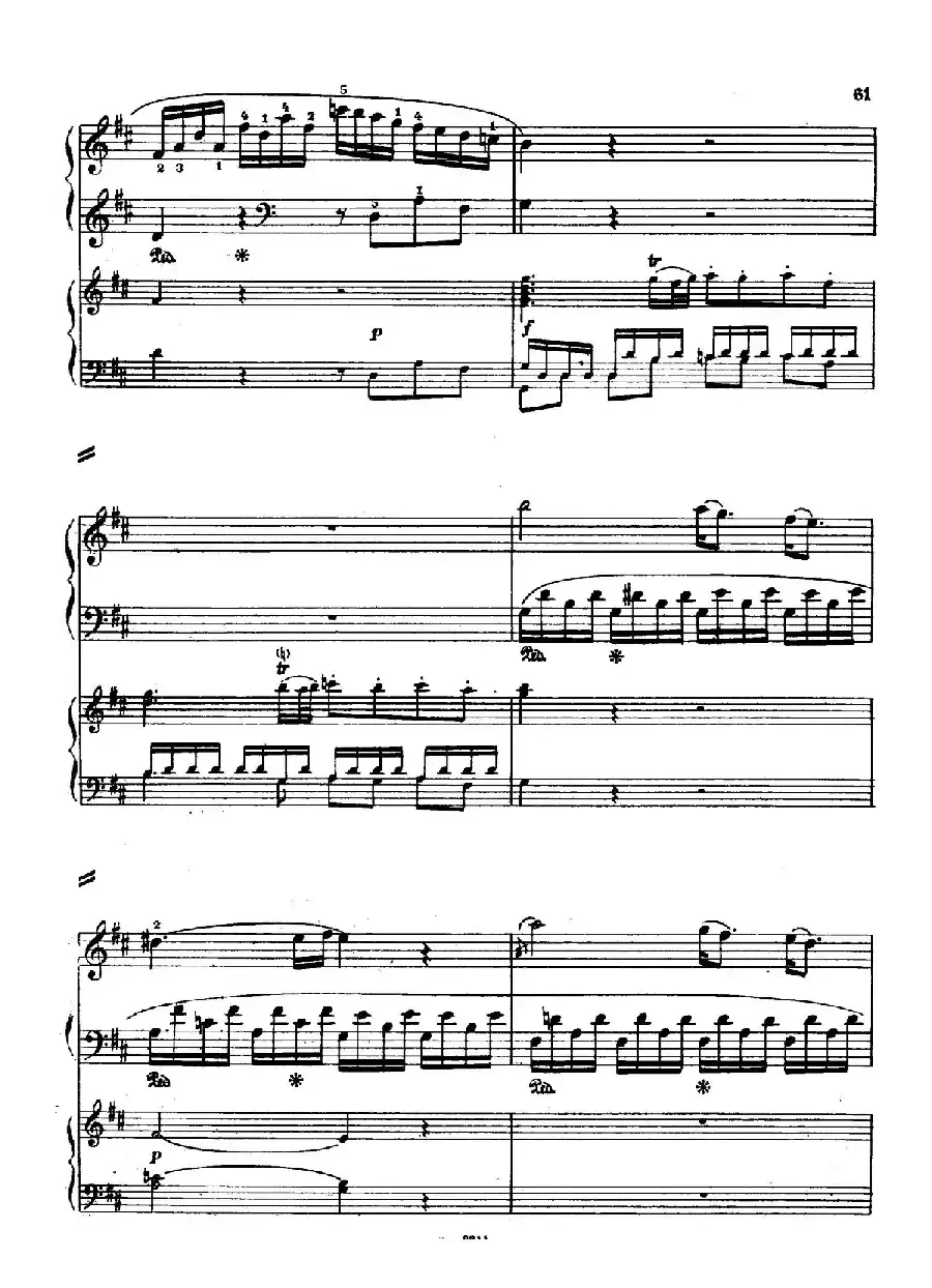 Concerto no 5 K 175 - 2 Piano（Ⅰ）