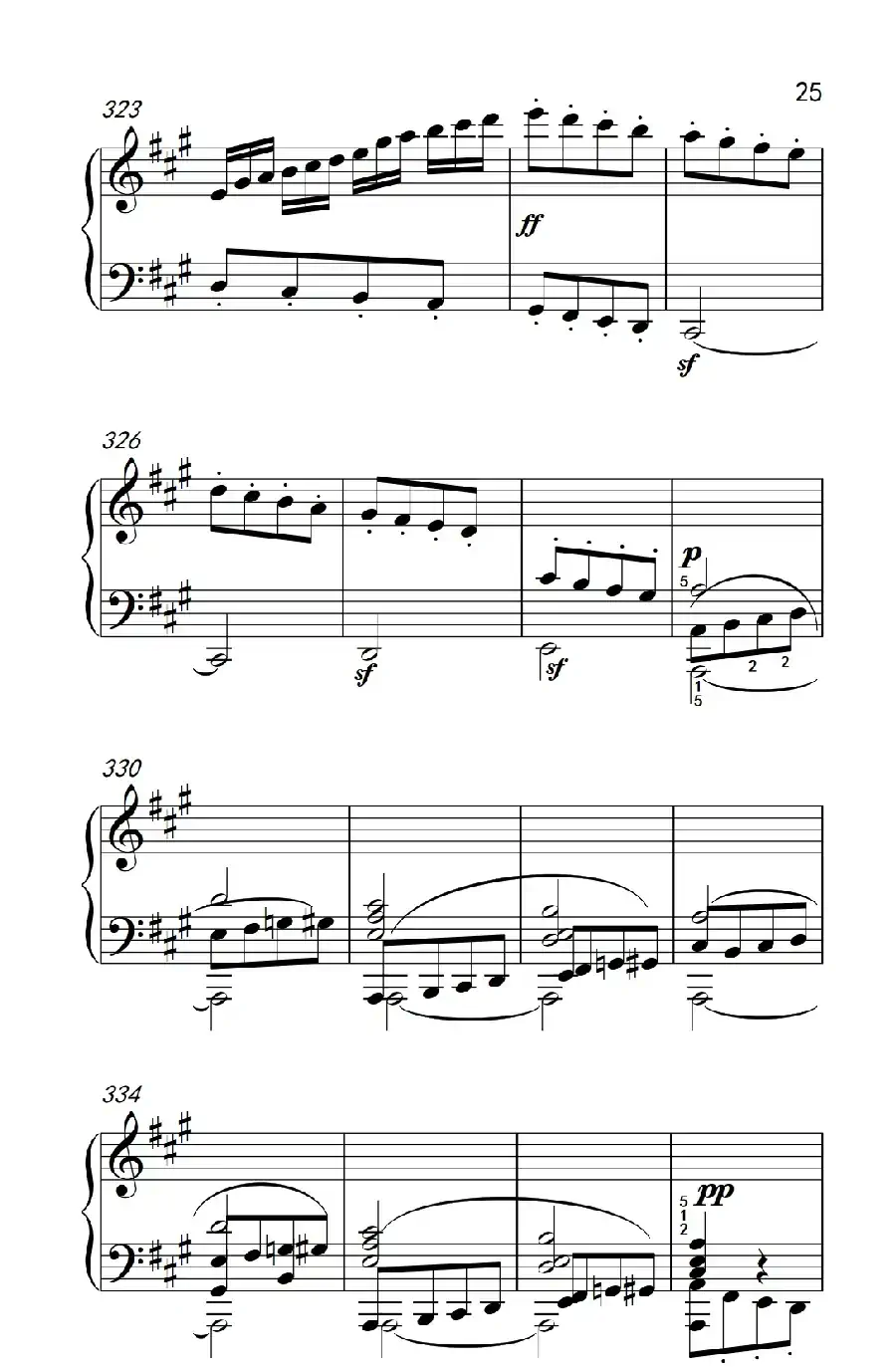 奏鸣曲 Opus 2 Nr.2 第一乐章(贝多芬奏鸣曲集 1)