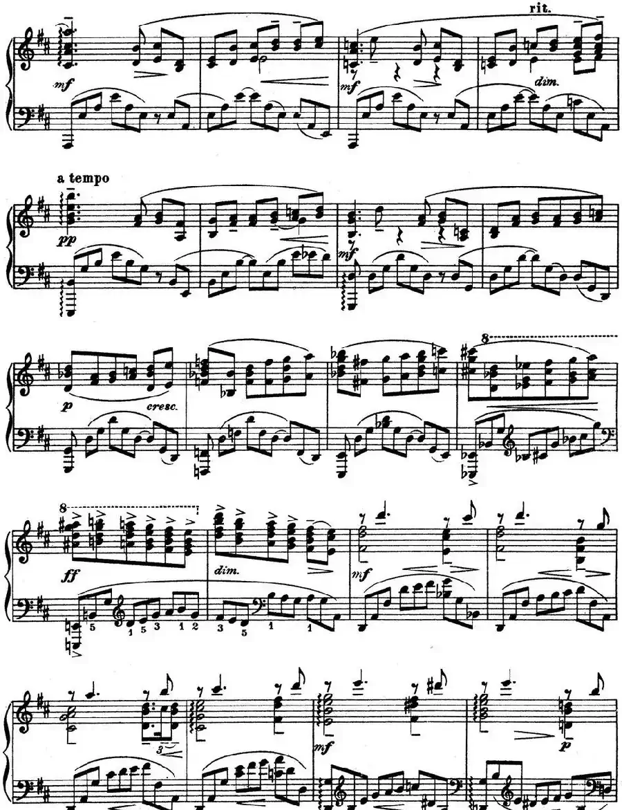 10 Preludes Op.23（拉赫玛尼诺夫10首前奏曲·Ⅳ）